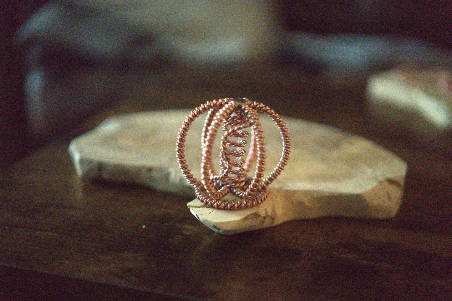 Ra-Mu Cubit 1/4 Double Twist Harmonizer with Quartz Crystal