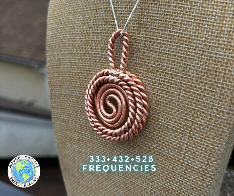 New Earth Connector Holy Trinity Pendant (333+432+528)