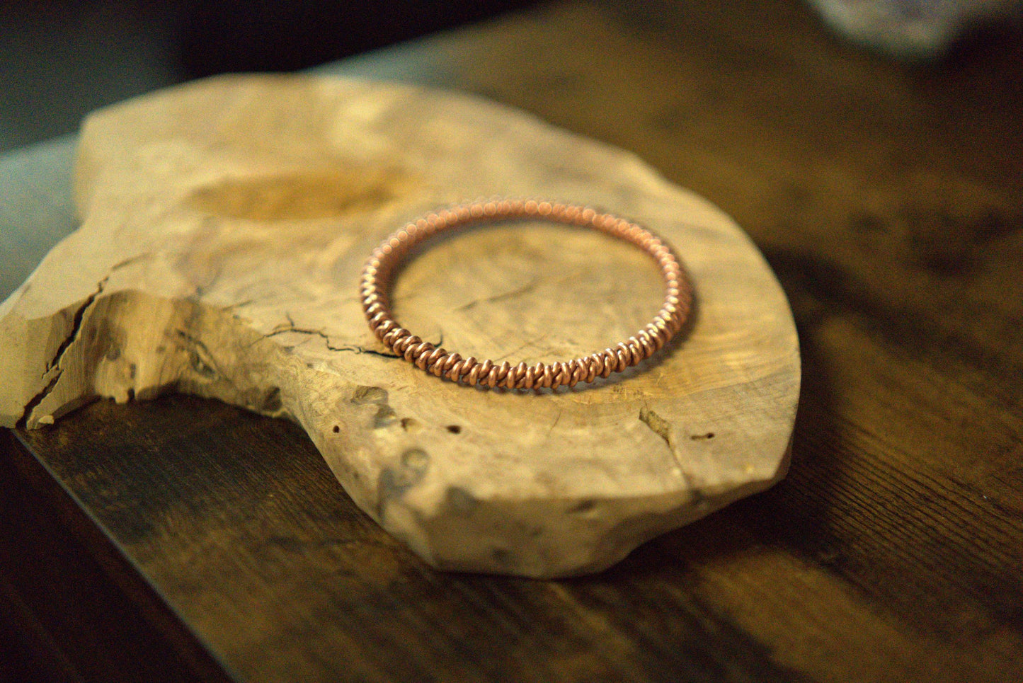 Sacred/Royal Cubit 1/2 Double Twist Tensor Ring