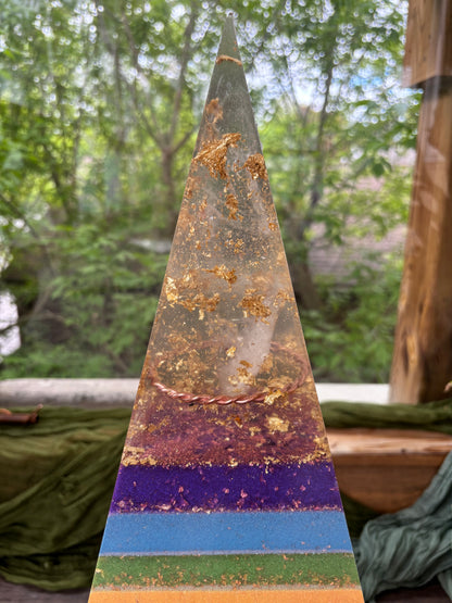 Russian XXL Life Force Energy Orgone & Tensor Pyramid