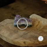 Pure 999 Silver Earth Core 1/4 Double Twist Tensor Ring