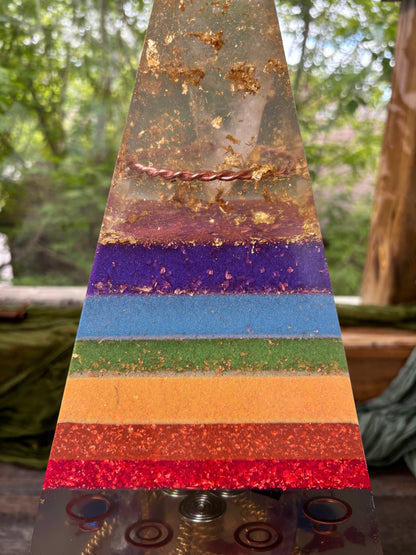 Russian XXL Life Force Energy Orgone & Tensor Pyramid