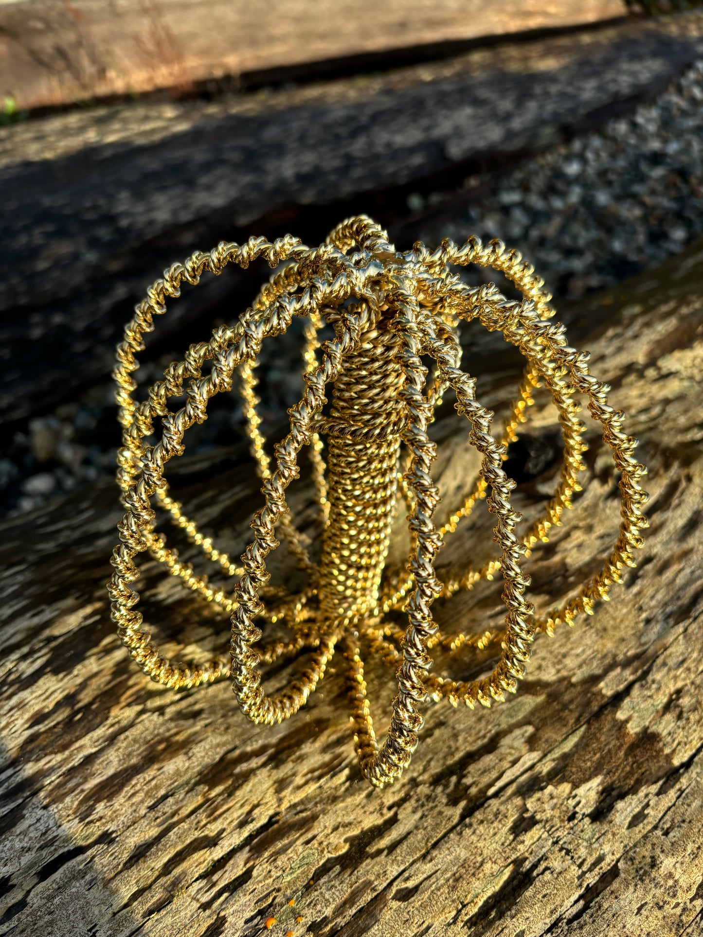 24K Gold Plated Dragon Scale Cosmic Washtub Harmonizer