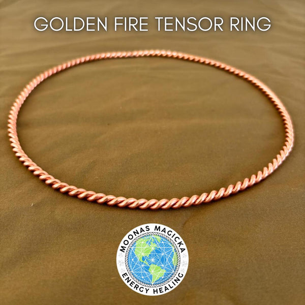 Golden Fire Tensor Ring