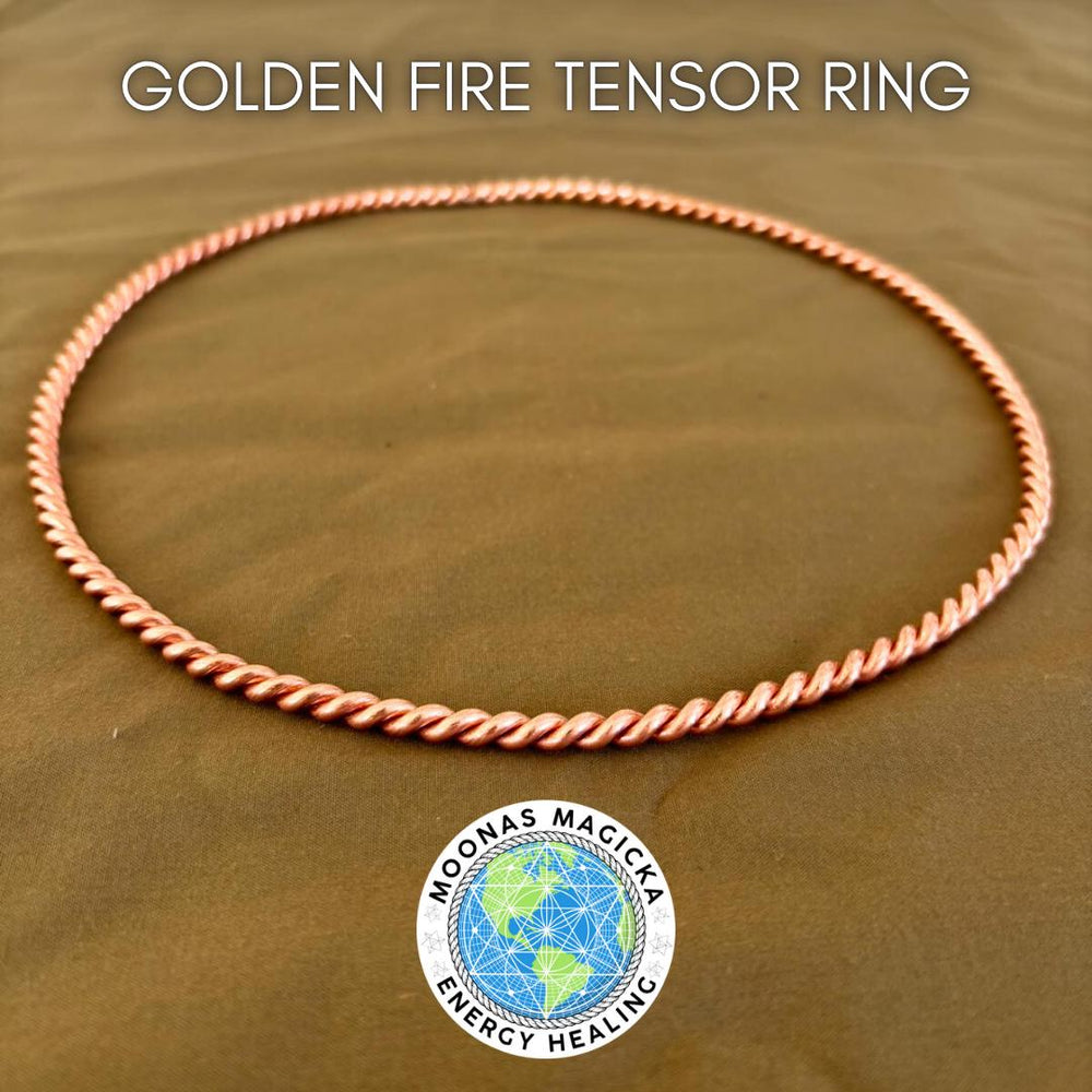 Golden Fire Tensor Ring