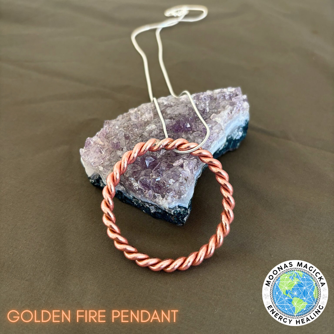 Golden Fire Tensor Ring