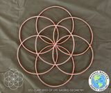 STU Cubit Seed of Life Harmonic Technology Functional Wall Art