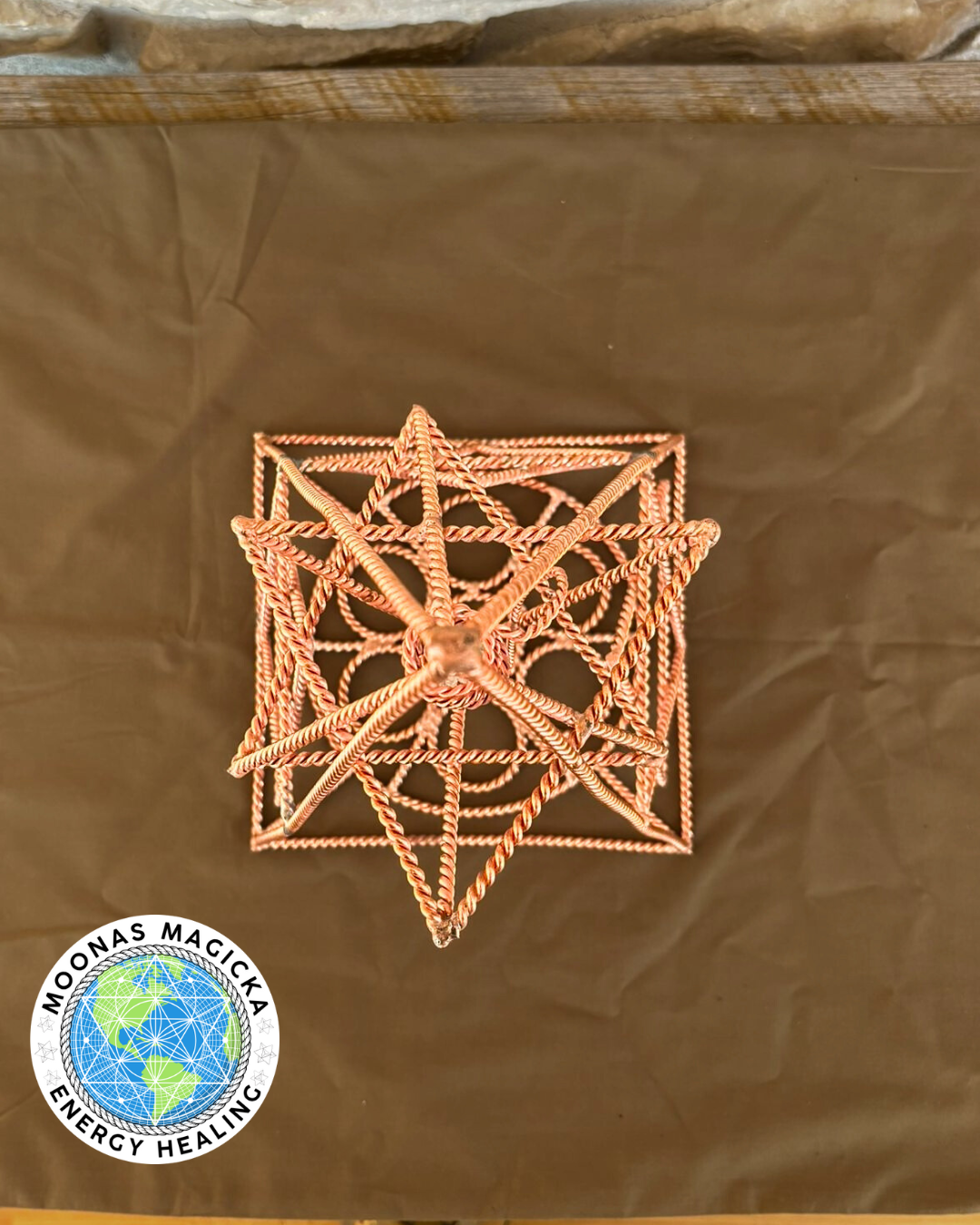 Crystal Merkaba Harmonizer Pyramid Charging Station