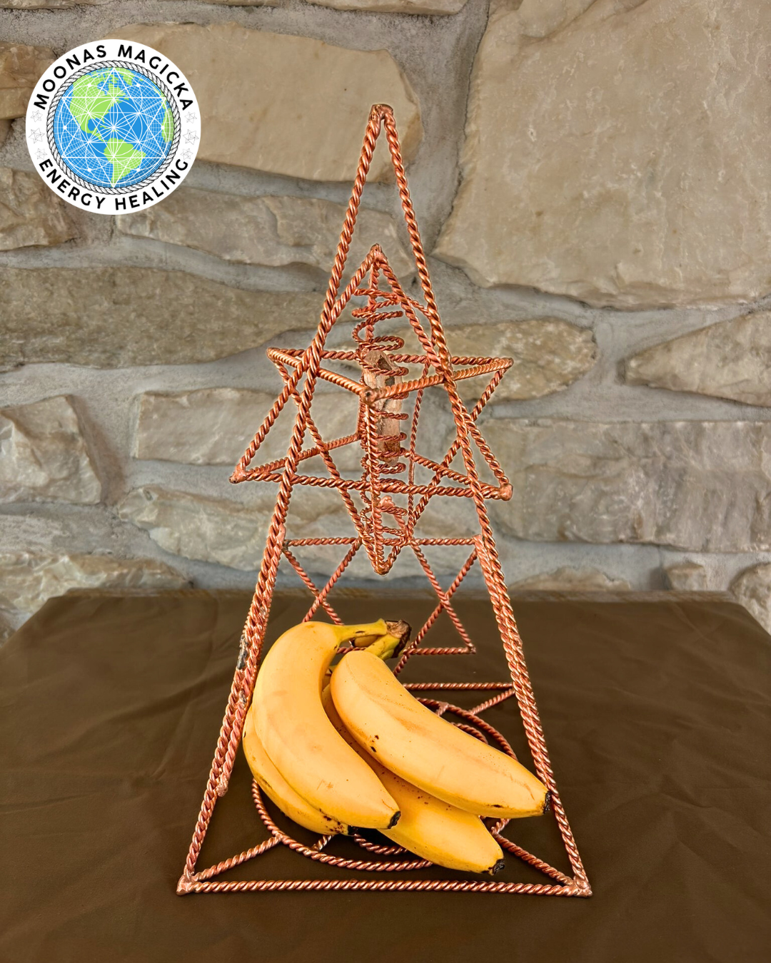 Crystal Merkaba Harmonizer Pyramid Charging Station