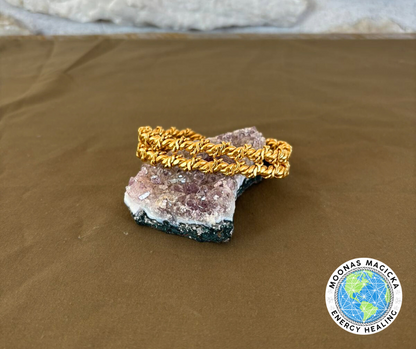 24K Gold Plated Dragon Scale Bangle