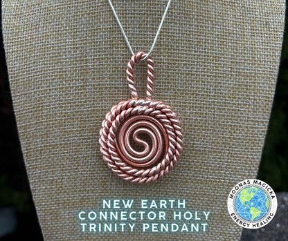 New Earth Connector Holy Trinity Pendant (333+432+528)