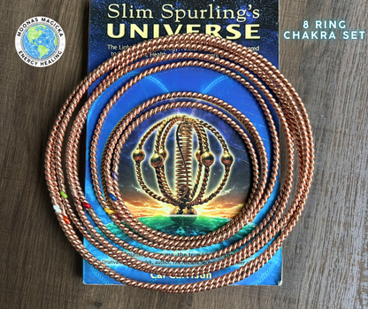 8 Light Ring Chakra Healing Set