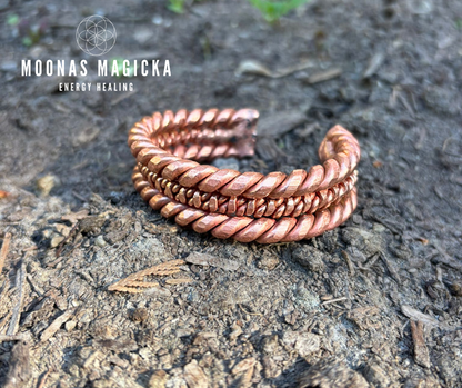 Atlantean Cubit Hammered Bangle (6G & 12G)