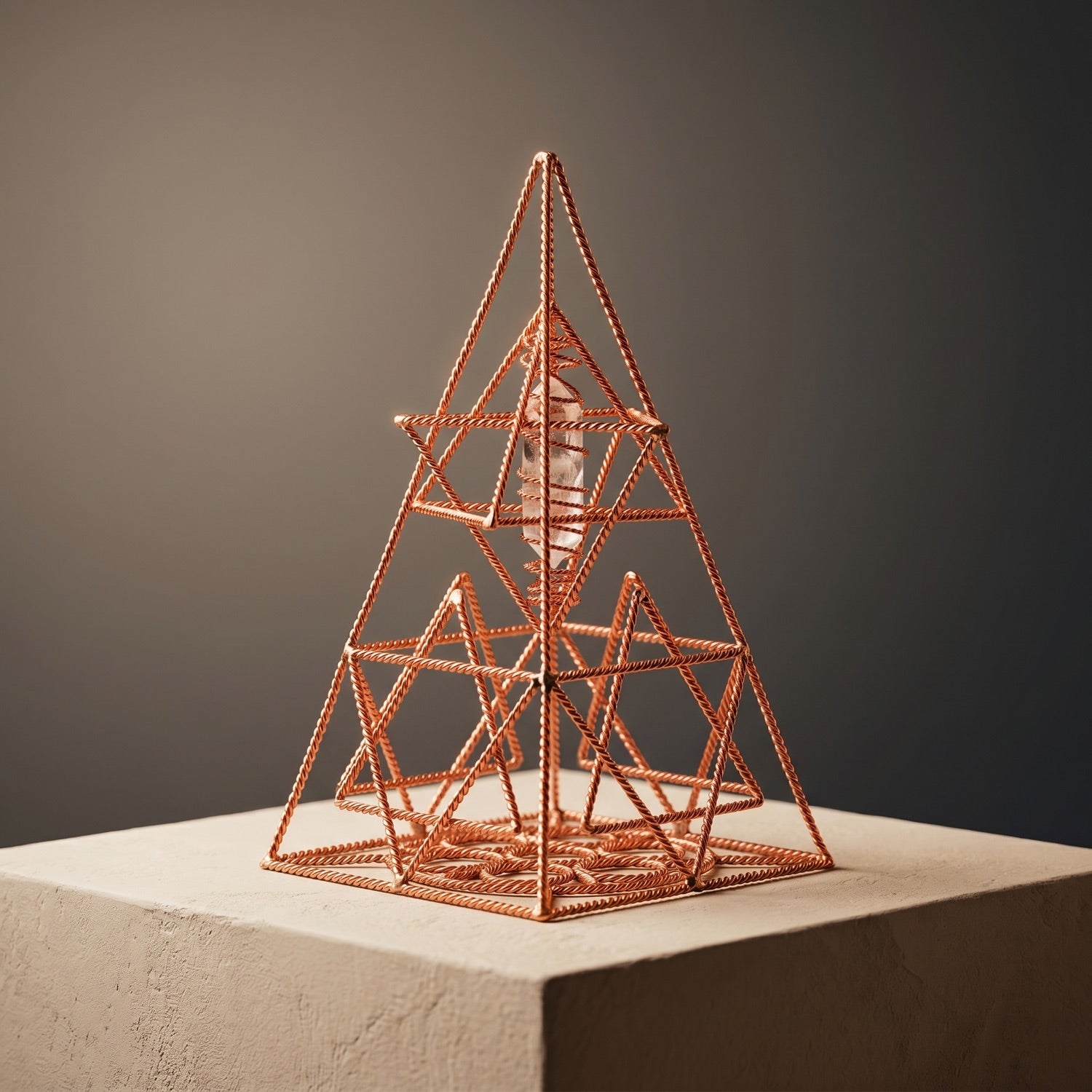 Crystal Merkaba harmonizer pyramid