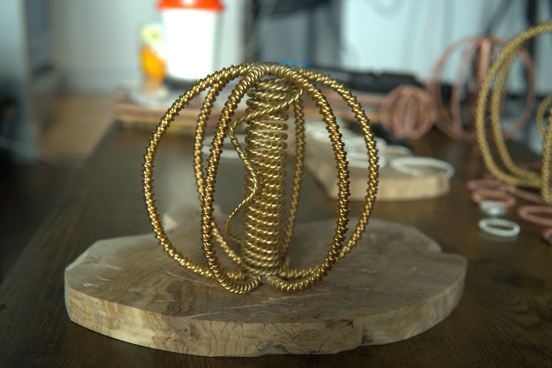 Gold-plated harmonizer forged to commission